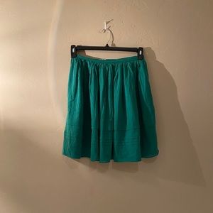 Green Cotton Miu Miu Skirt Size 40 - Price Firm